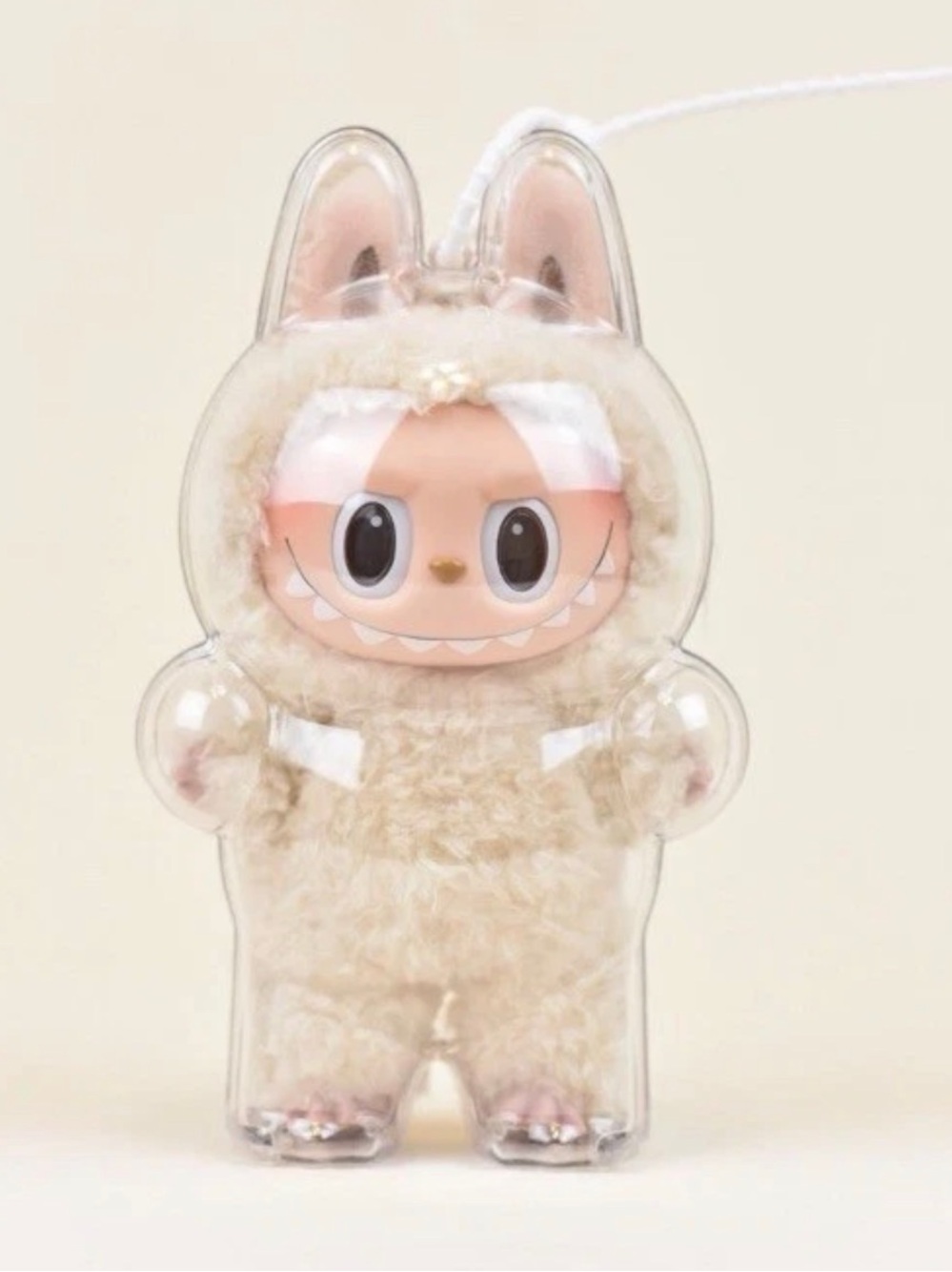 Labubu Uv protecting keychain case
